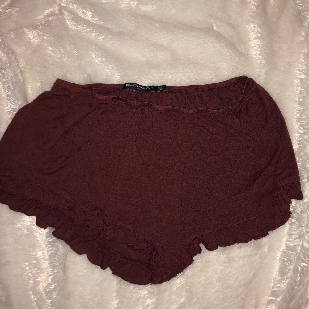 Brandy Melville Ruffled Shorts
